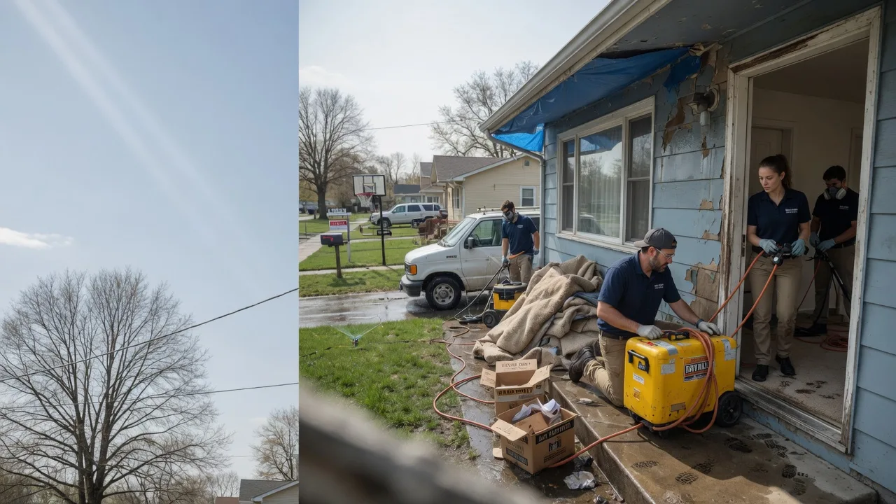 Basement Flood Cleanup in Liberty Center, OH near me